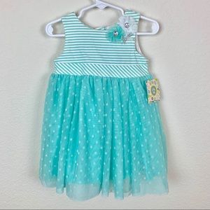 Little Me Toddler Girl Mesh Dress